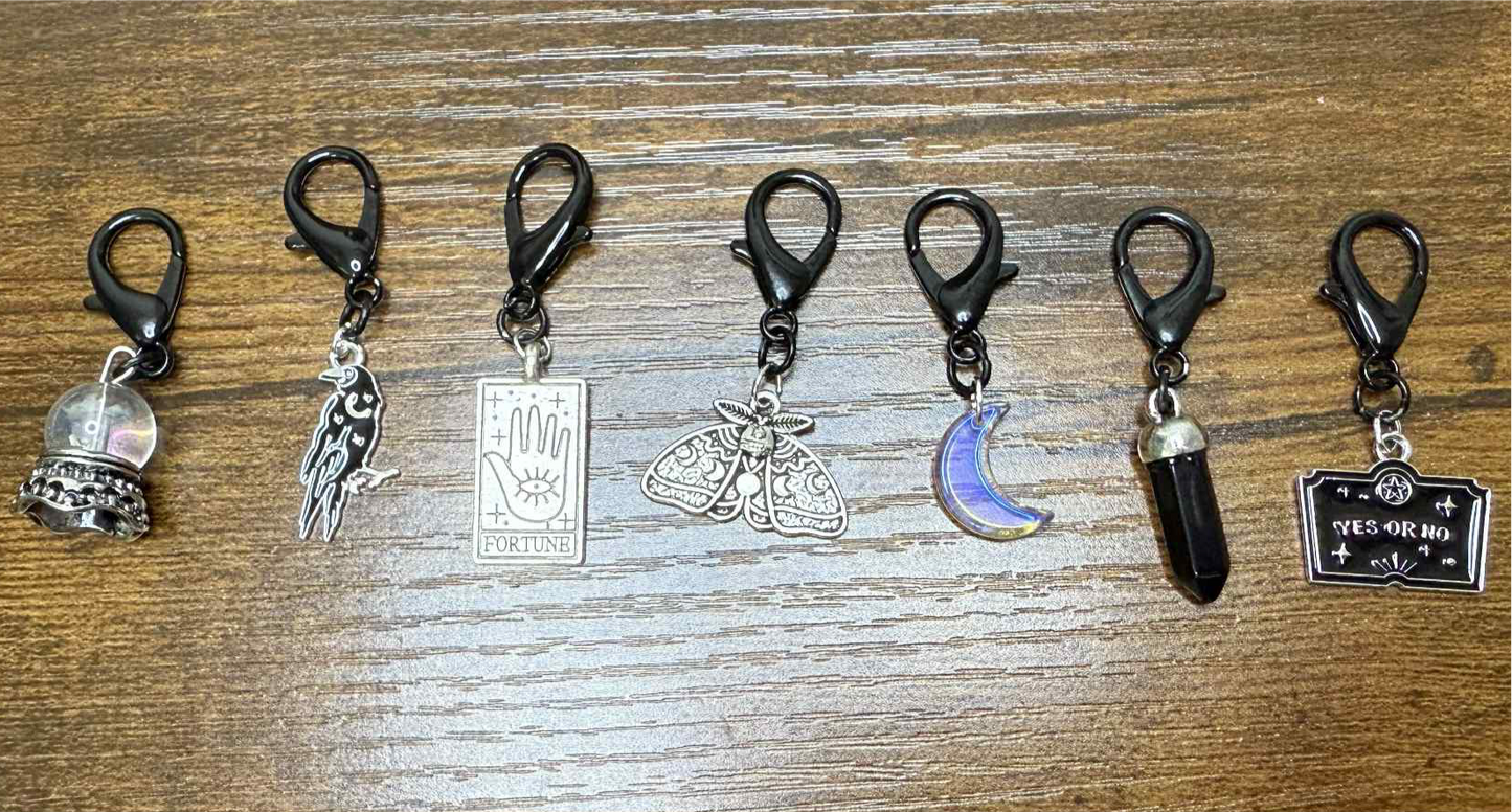 Magic Moon Moth Stitch Marker Set