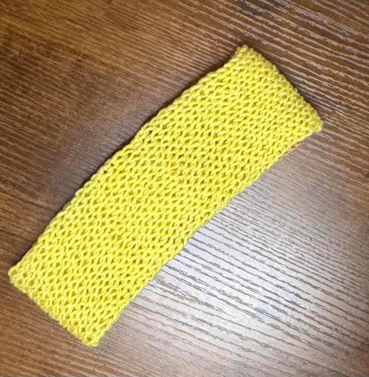 Headband, Acrylic, Yellow & Orange Sparkle