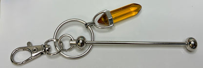 Point Protector Keeper Keychain Glass Point charm-Lobster Clasp with Keyring