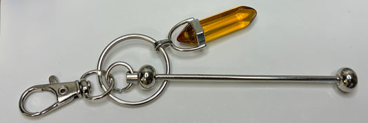 Point Protector Keeper Keychain Glass Point charm-Lobster Clasp with Keyring