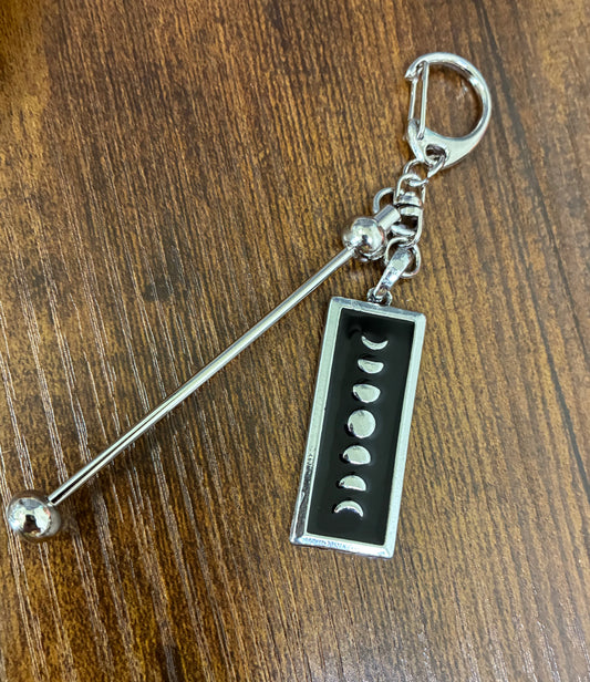 Keeper Keychain Moonphases charm-Lobster Clasp swivel