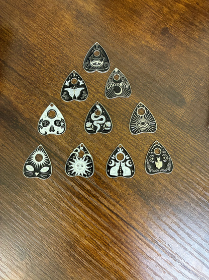 Ouiji Planchette Keeper Keychain-Lobster Clasp w/Keyring