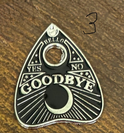 Ouiji Planchette Keeper Keychain-Lobster Clasp w/Keyring