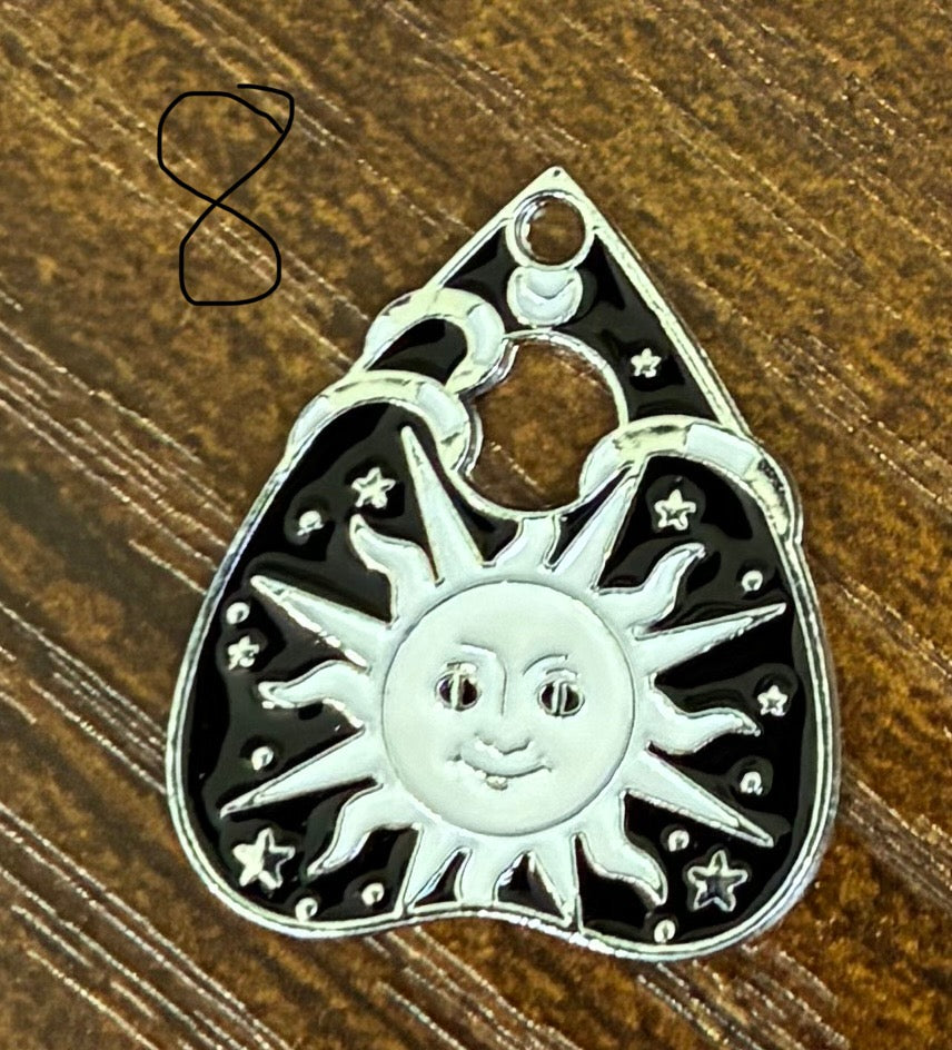 Ouiji Planchette Keeper Keychain-Lobster Clasp w/Keyring