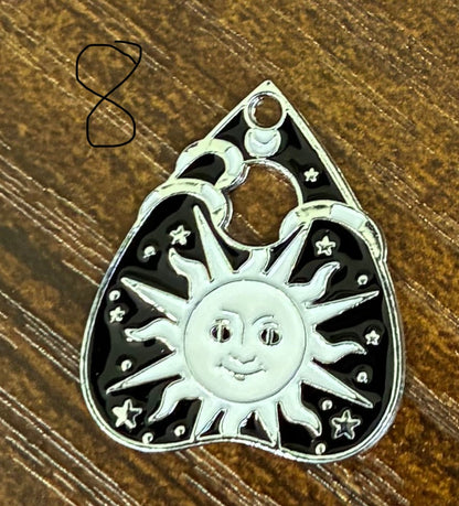 Ouiji Planchette Keeper Keychain-Lobster Clasp w/Keyring