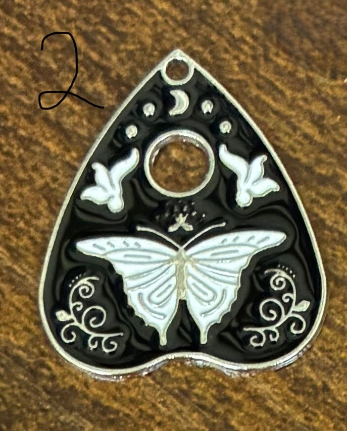 Ouiji Planchette Keeper Keychain-Lobster Clasp w/Keyring