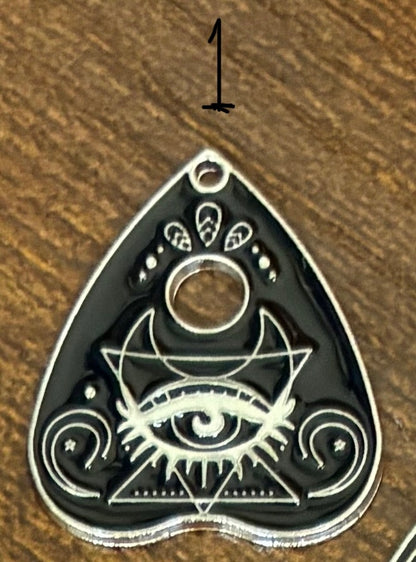 Ouiji Planchette Keeper Keychain-Lobster Clasp w/Keyring