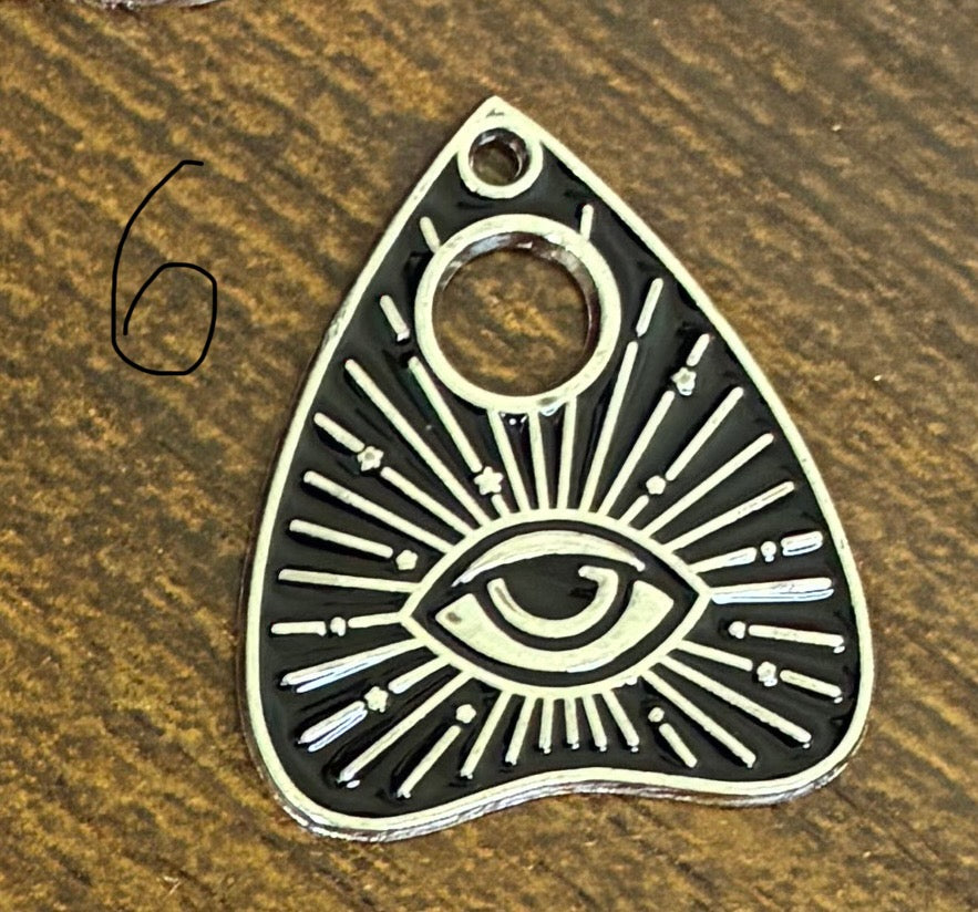 Ouiji Planchette Keeper Keychain-Lobster Clasp w/Keyring