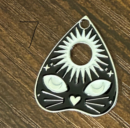 Ouiji Planchette Keeper Keychain-Lobster Clasp w/Keyring