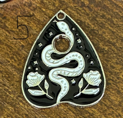 Ouiji Planchette Keeper Keychain-Lobster Clasp w/Keyring