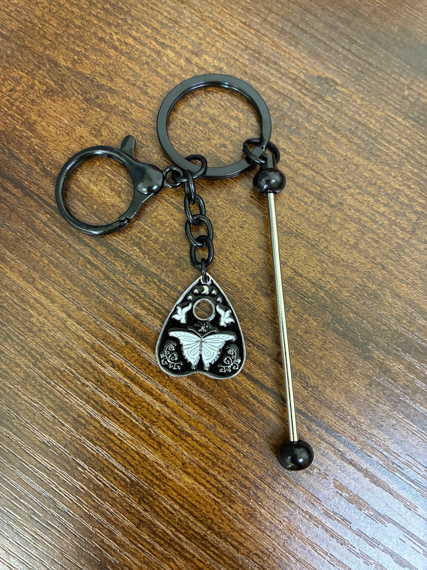 Ouiji Planchette Keeper Keychain-Lobster Clasp w/Keyring