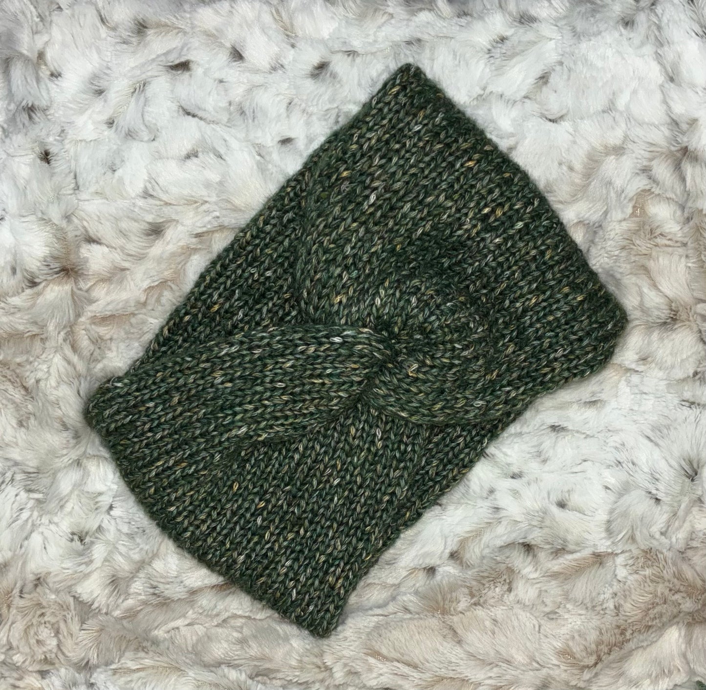 Neck Warmer, Acrylic. Green