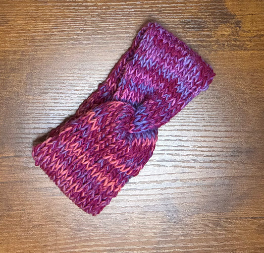 Headband, Acrylic, Purples, Magenta, Pinks