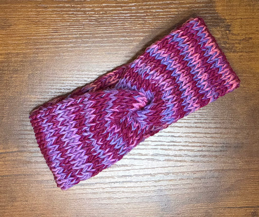 Headband, Acrylic, Purples, Magenta, Pinks