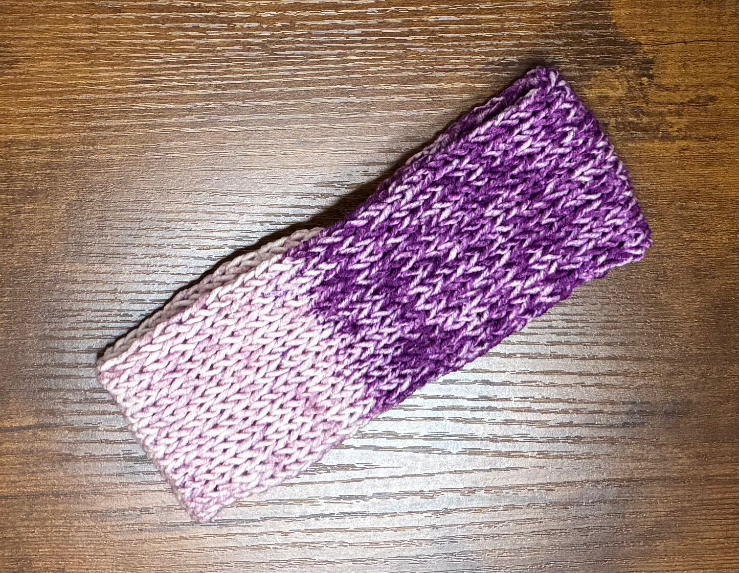Headband, Acrylic, Purples Multi