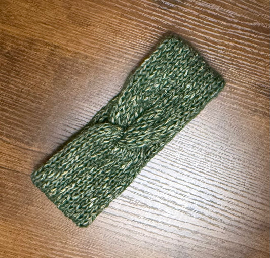 Headband, Acrylic, Green