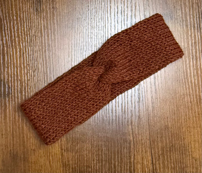 Headband, Wool & Alpaca, Orange