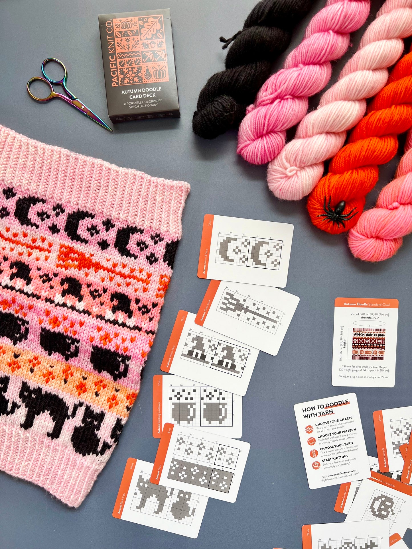 Pacific Knit Co. Autumn Doodle Card Deck