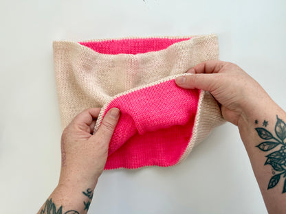 Pacific Knit Co. Base Doodle Reversible Cowl Pattern