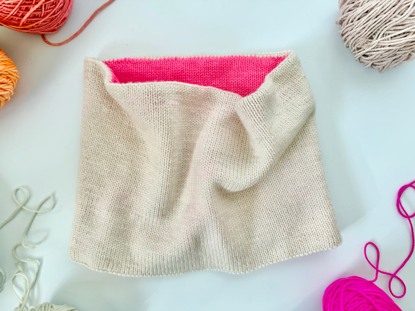 Pacific Knit Co. Base Doodle Reversible Cowl Pattern