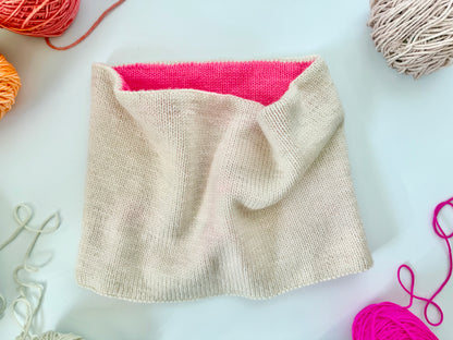 Pacific Knit Co. Base Doodle Reversible Cowl Pattern