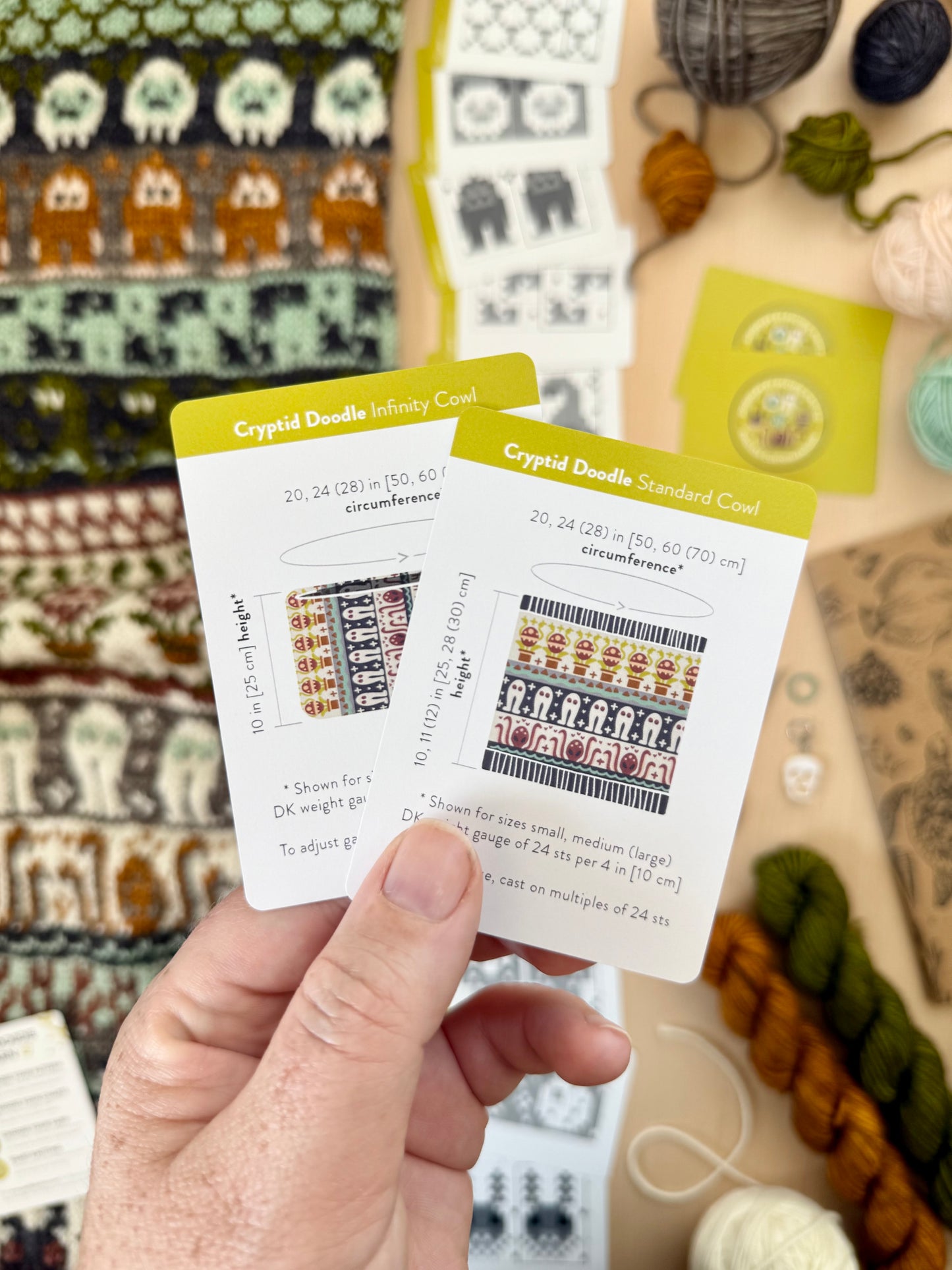 Pacific Knit Co. Cryptid Doodle Card Deck (Expansion Deck)