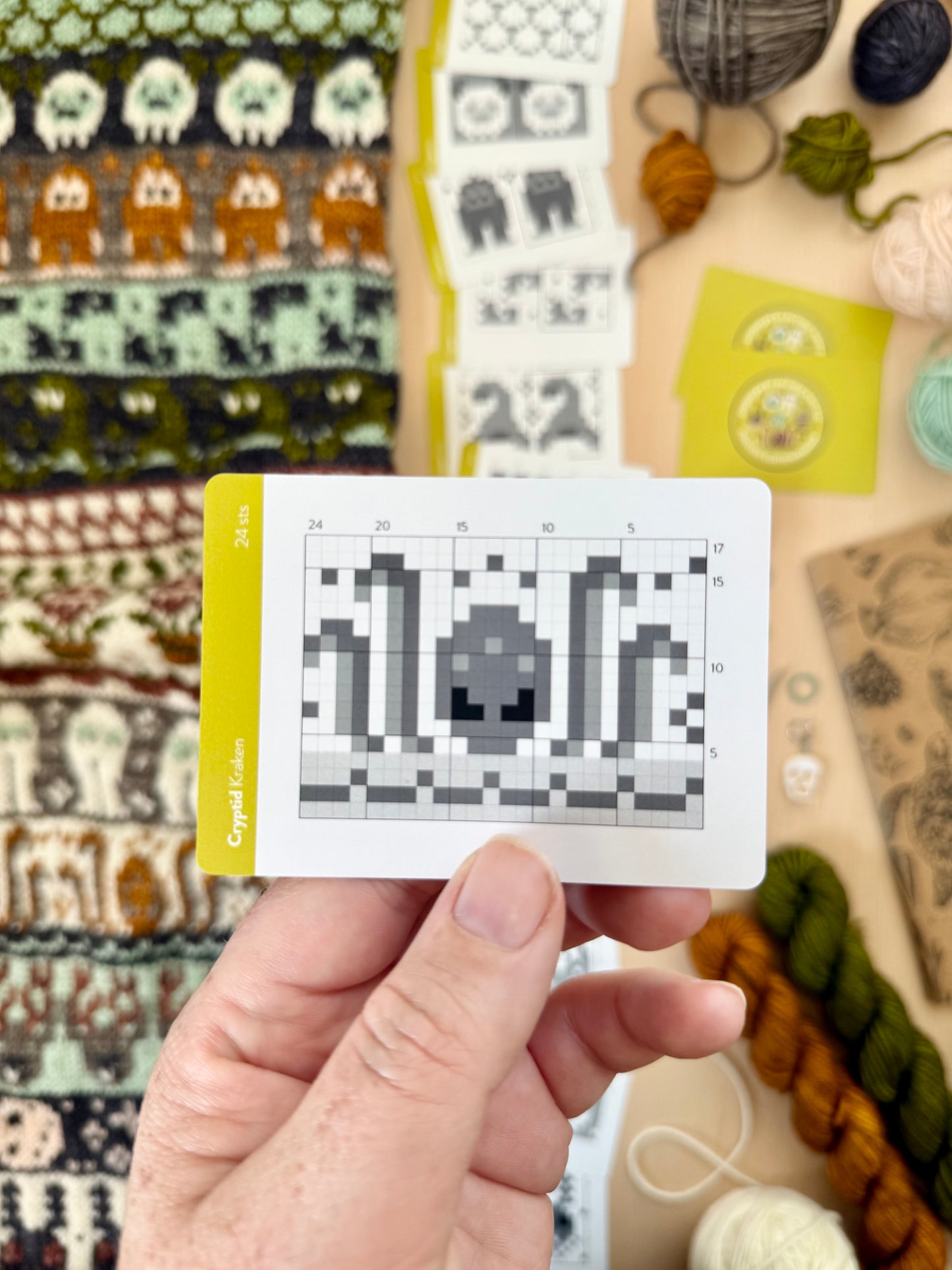 Pacific Knit Co. Cryptid Doodle Card Deck (Expansion Deck)