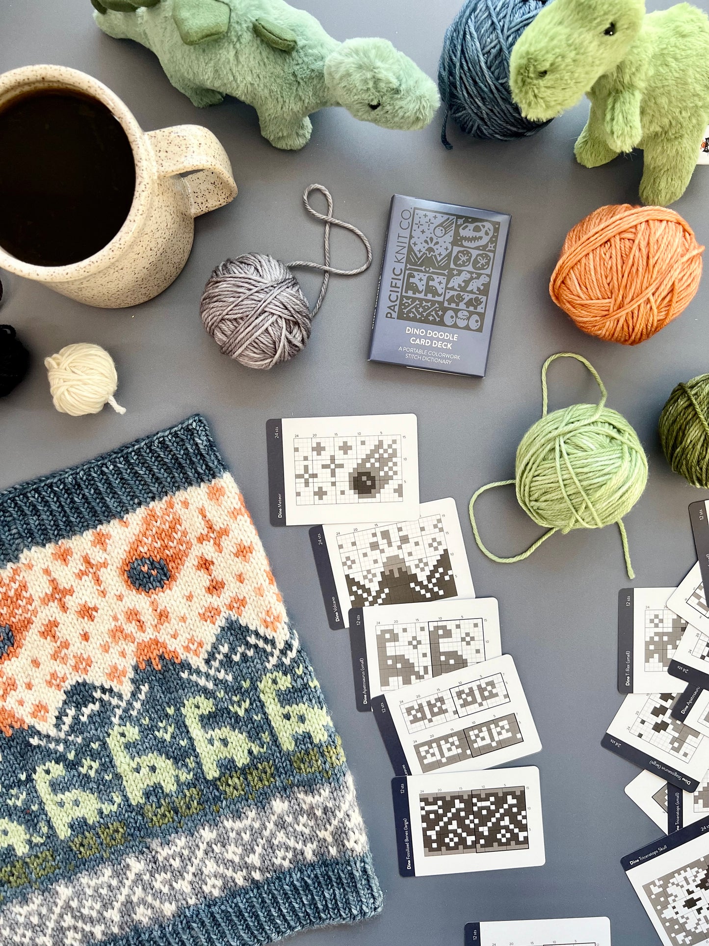 Pacific Knit Co. Dino Doodle Card Deck (Expansion Deck)