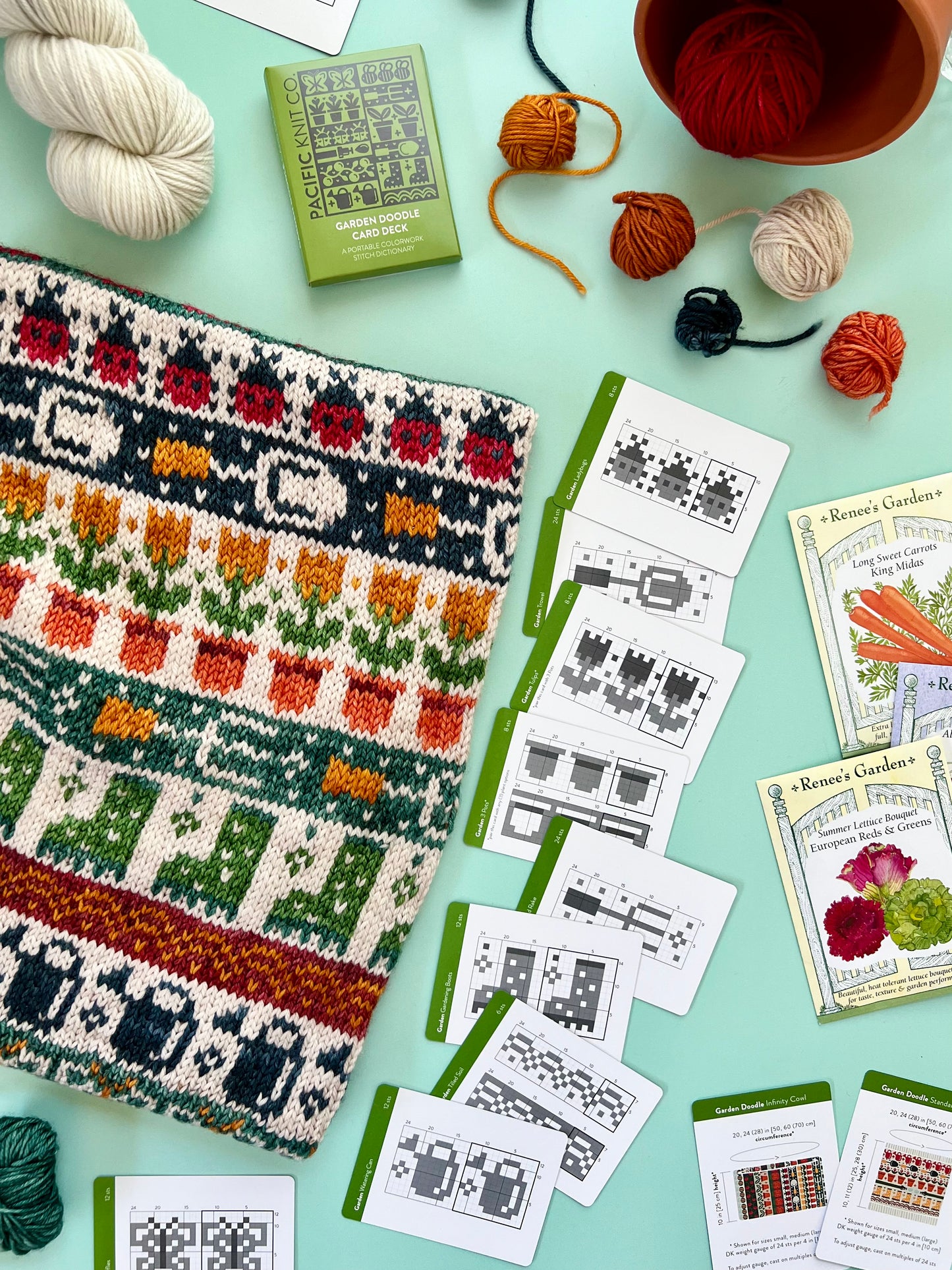 Pacific Knit Co. Garden Doodle Card Deck (Expansion Deck)