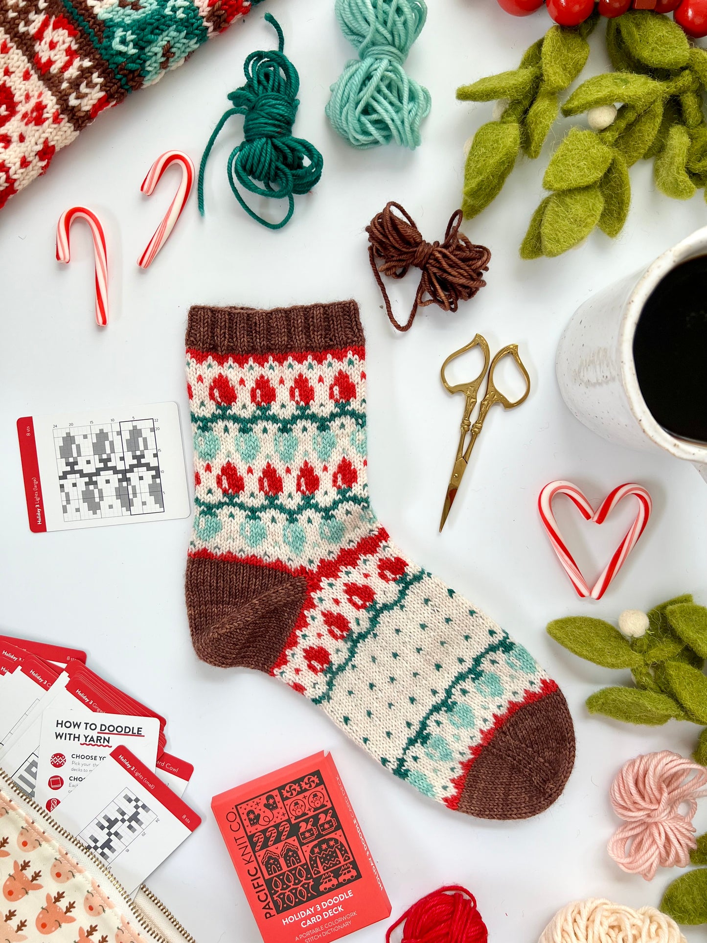 Pacific Knit Co. "Holiday 3" Doodle Card Deck (Expansion Deck)