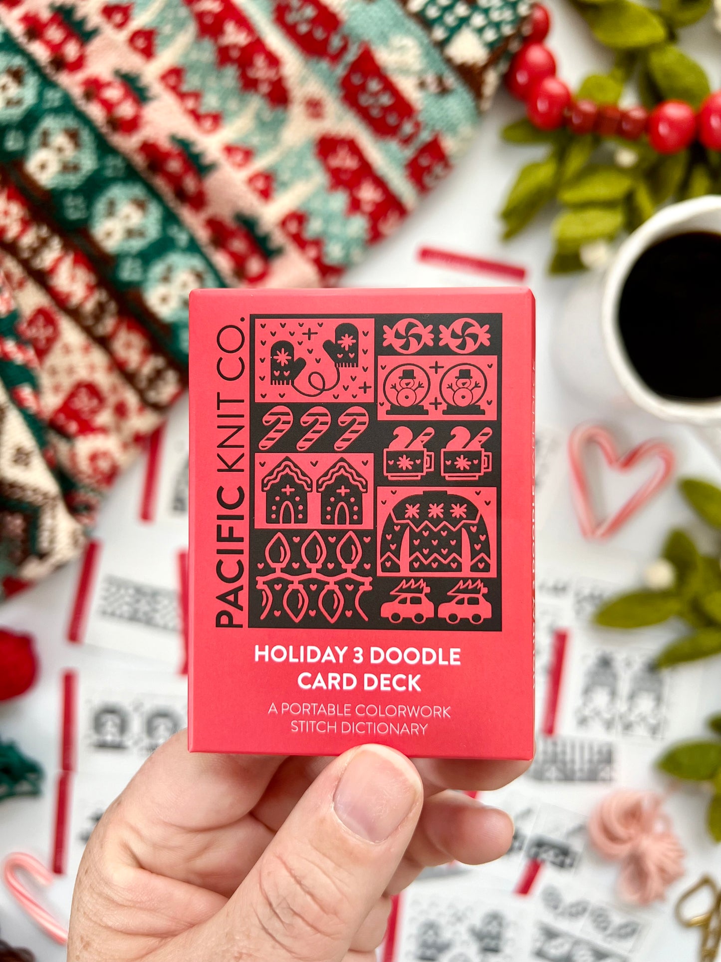 Pacific Knit Co. "Holiday 3" Doodle Card Deck (Expansion Deck)