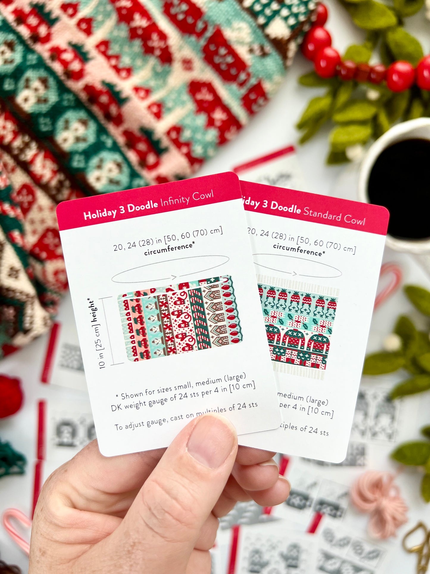 Pacific Knit Co. "Holiday 3" Doodle Card Deck (Expansion Deck)