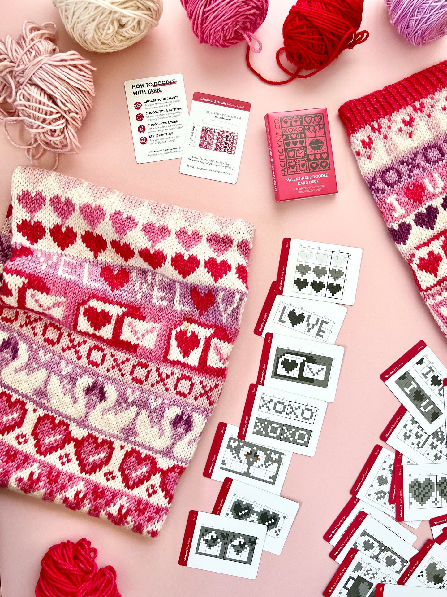 Pacific Knit Co. "Valentine's 2" Doodle Card Deck (Expansion Deck)