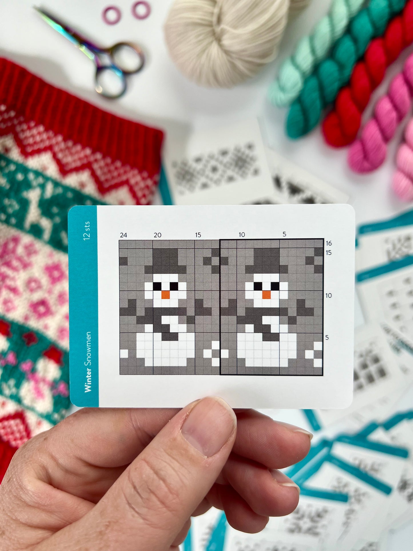 Pacific Knit Co. Winter Doodle Card Deck