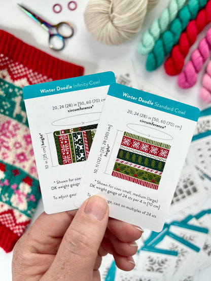 Pacific Knit Co. Winter Doodle Card Deck