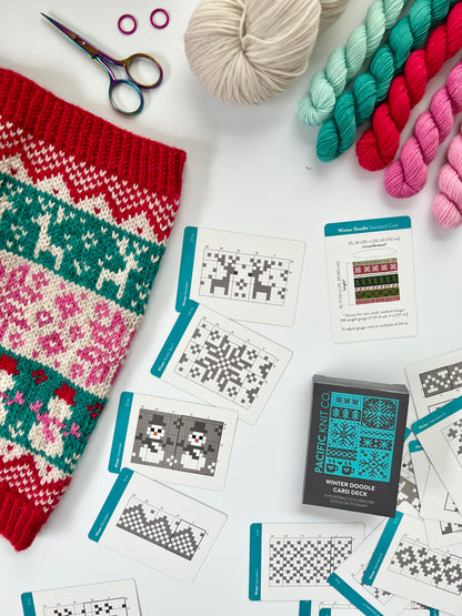 Pacific Knit Co. Winter Doodle Card Deck