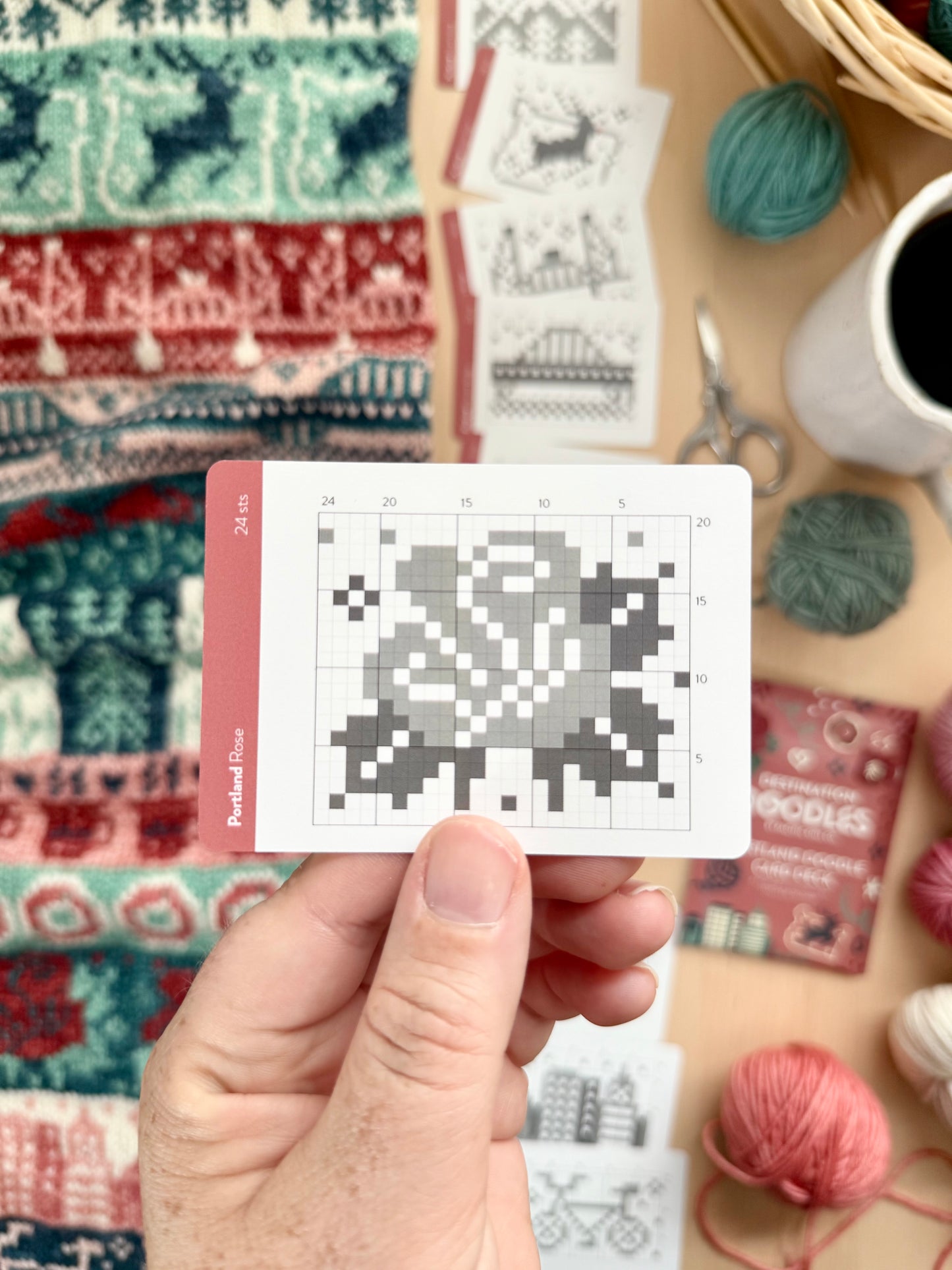 Pacific Knit Co. Portland Doodle Card Deck (Foil Pack)