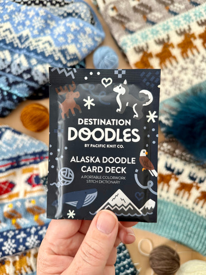 Pacific Knit Co. Alaska Doodle Card Deck (Foil Pack)