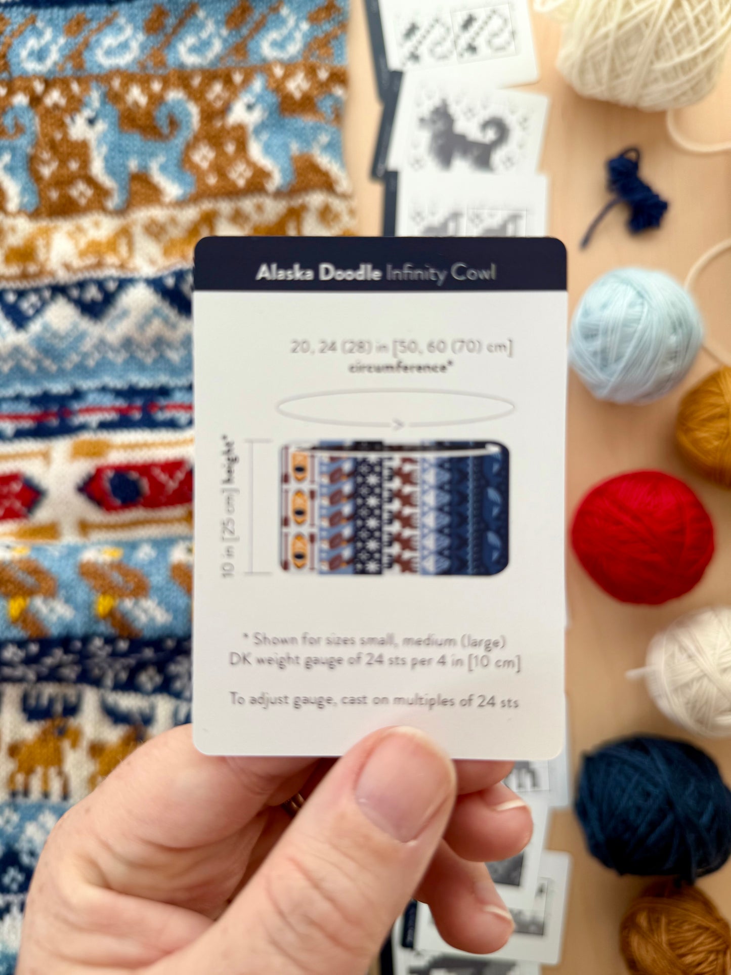Pacific Knit Co. Alaska Doodle Card Deck (Foil Pack)