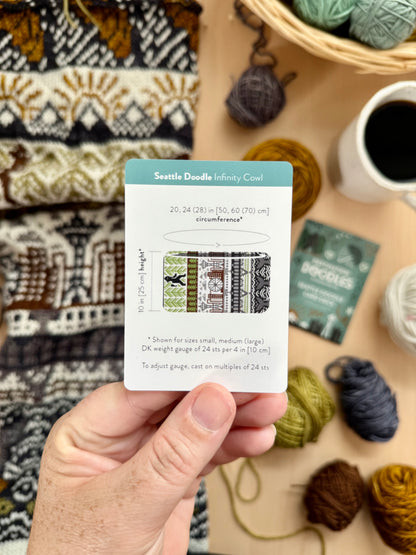 Pacific Knit Co. Seattle Doodle Card Deck (Foil Pack)
