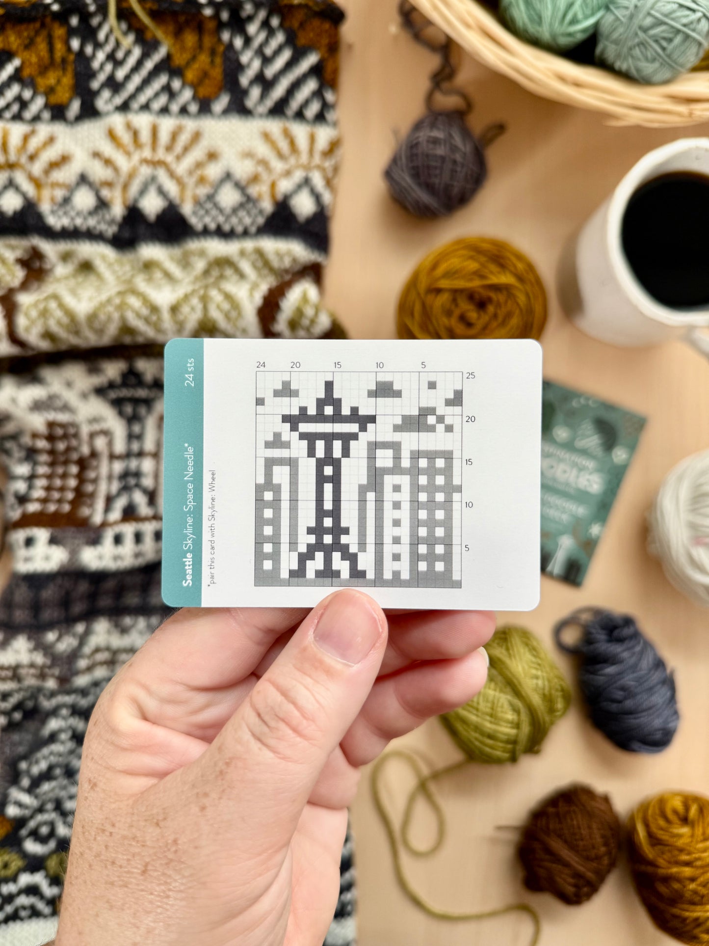 Pacific Knit Co. Seattle Doodle Card Deck (Foil Pack)